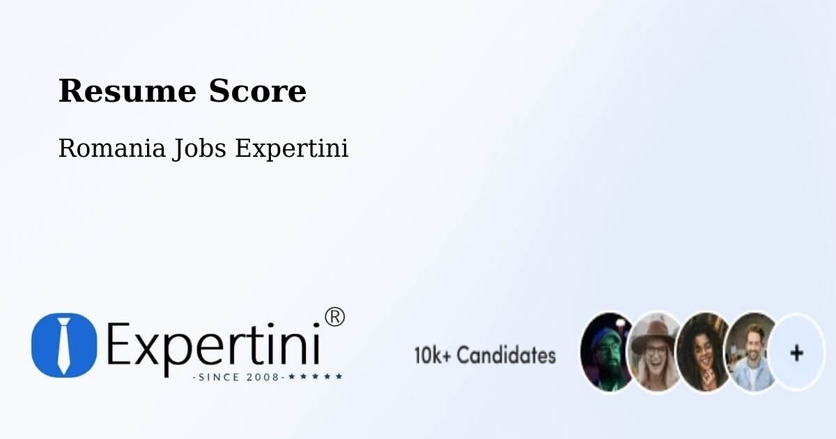 Resume Score & Job Description Match Tool – Misentea - Romania Jobs Expertini